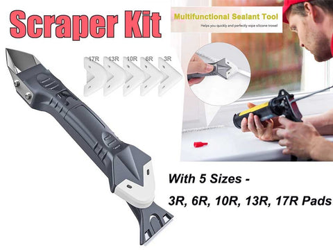 Silicone Sealant Remover Tool Kit Set Scraper