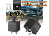 LED Flasher Relay 12V 3 Pin Adjustable