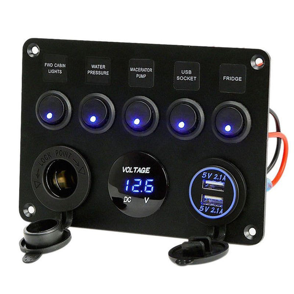 LED Rocker Switch Panel