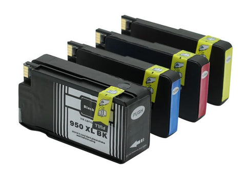 4 PACK HP950 HP950XL Compatible Ink Cartridge