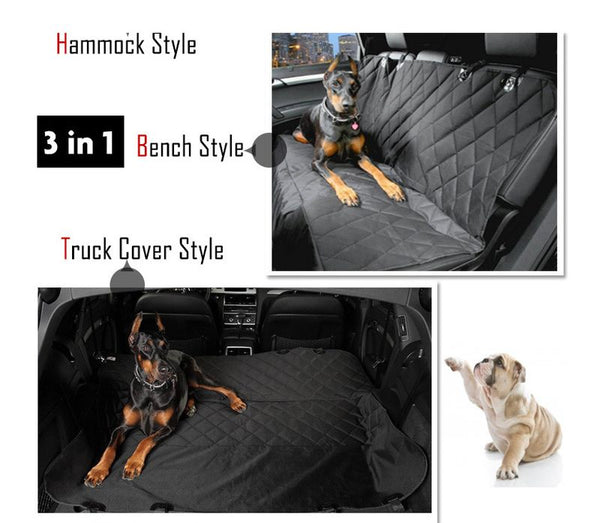 Dog Car Seat Cover Pet Hammock Protector