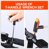 16pcs T-Handle Hex Key