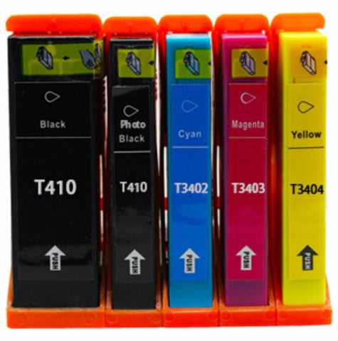 5 PACK T410 Compatible Ink Cartridge for Epson