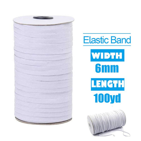 6mm 100 Yard Braided Elastic