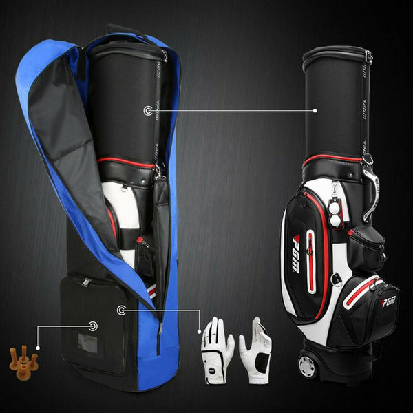 PGM Golf Travel Bag with Wheels