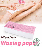 100pcs Wax Strip Hair Remover Waxing Strips