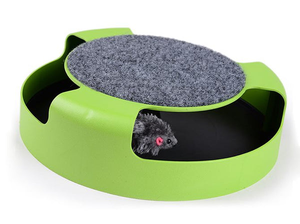 Mouse Chasing Cat Toy - Cat Scratching Board