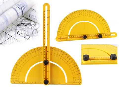 Angle Finder Ruler Swing Arm 180°Protractor
