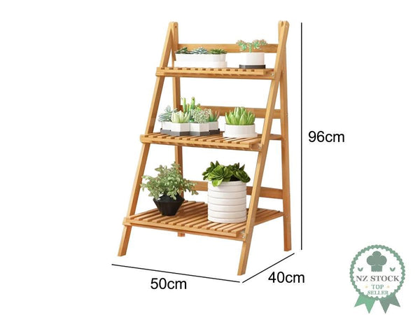 Ladder Shelves Flower Stand