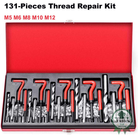 Thread Repair Kit Helicoil Set Metric M5 M6 M8 M10 M12