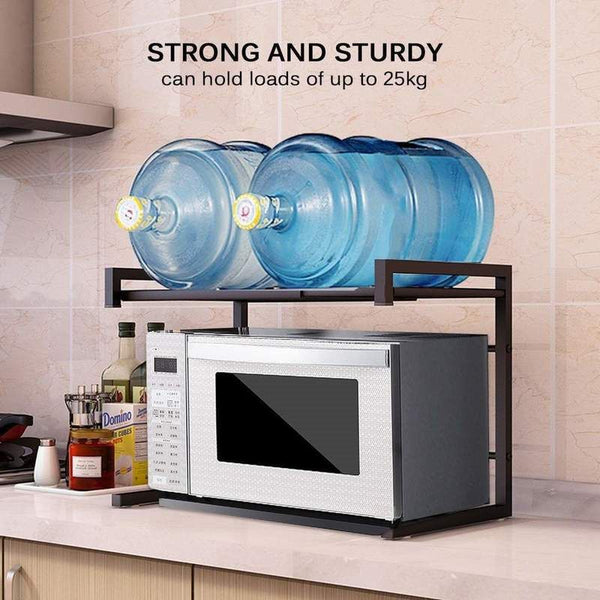 Expandable Microwave Oven Rack Storage Stand