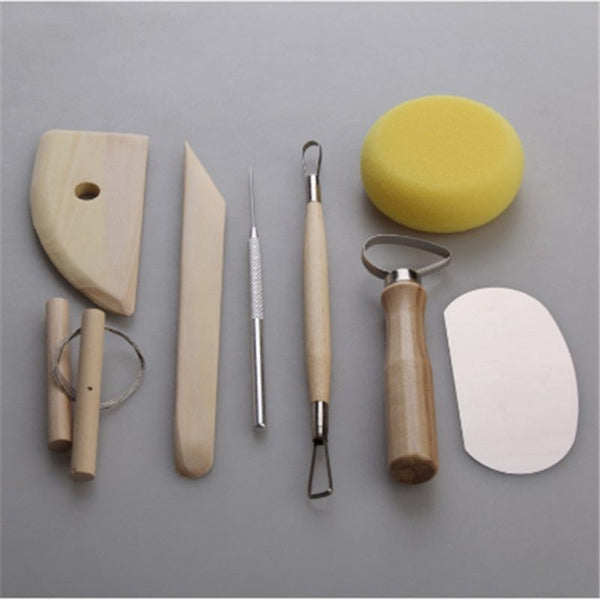 8pcs Pottery Ceramic Clay Modelling Tool Set