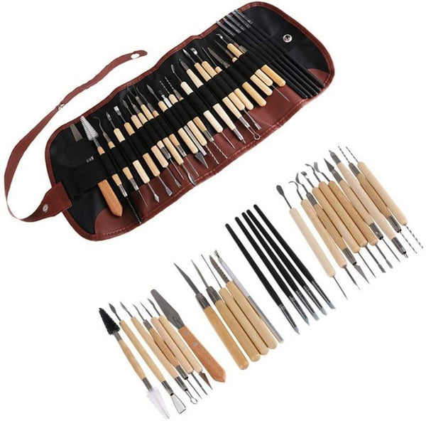 27pcs Pottery Ceramic Clay Modelling Tool Set