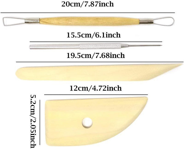 8pcs Pottery Ceramic Clay Modelling Tool Set