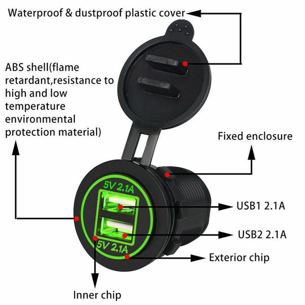 Dual USB Car Charger