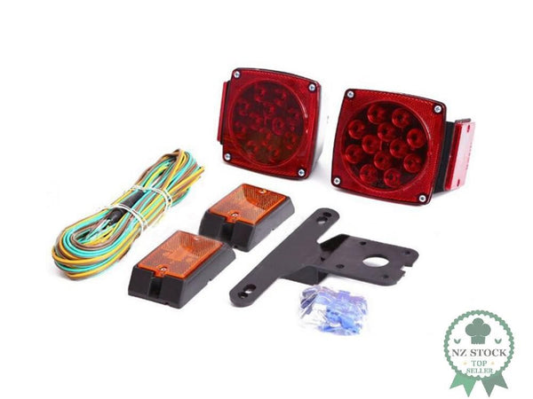 LED Trailer Lights 12V + Wiring Harness