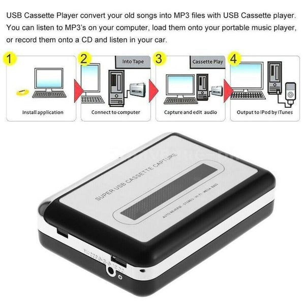 USB Cassette Player Tape to MP3 Converte