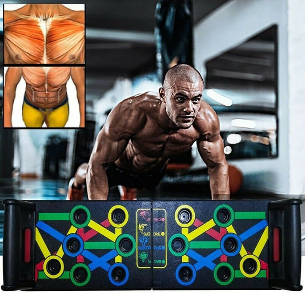 14 in 1 Push Up Board Homes Exercise Workout Fitness Stands