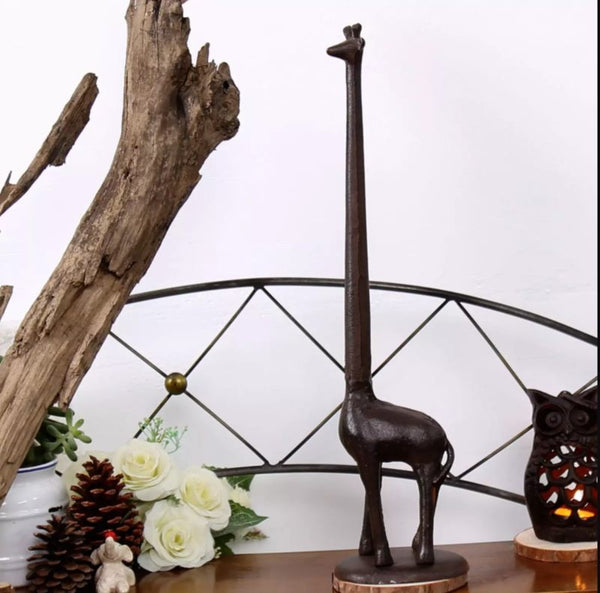 Toilet Paper Holder Cast Iron Giraffe Towel Stand