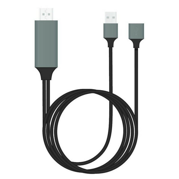 Lightning to HDMI Cable iPhone iPad AV TV Adapter Cable