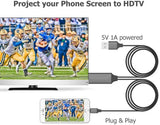 Lightning to HDMI Cable iPhone iPad AV TV Adapter Cable