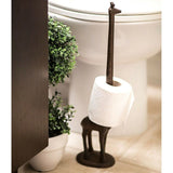 Toilet Paper Holder Cast Iron Giraffe Towel Stand