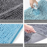 3pcs Bathroom Rug Sets Bath Toliet Mats