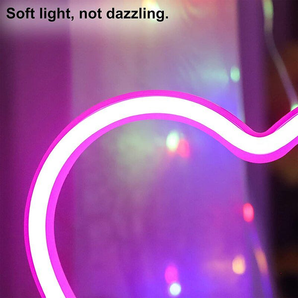 Neon Sign LED Bar Night Light Desk Lamp