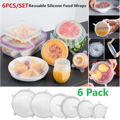 Silicone Lids Cover 6pcs Set