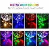 Starry Night Light Sky Projector Star Lamps Rotating Cosmos