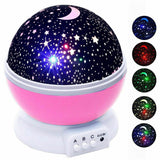 Starry Night Light Sky Projector Star Lamps Rotating Cosmos