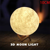 3D Moon Night Light 10cm