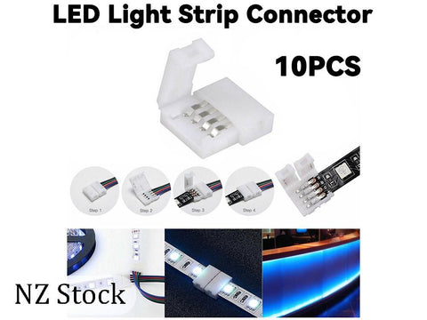 RGB LED Light Strip Connector X 10