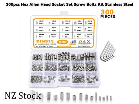 Hex Socket Set Screws 300pcs