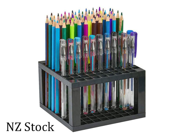 Pencil & Brush Holder Desk Stand Organizer Holder 96-Hole