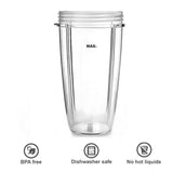 NutriBullet Juicer Cup Mug Tall 32oz + Lid Set