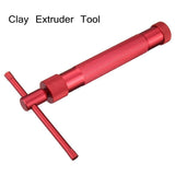 Clay Extruder Pastry Cake Fondant Gun with 20 Disc