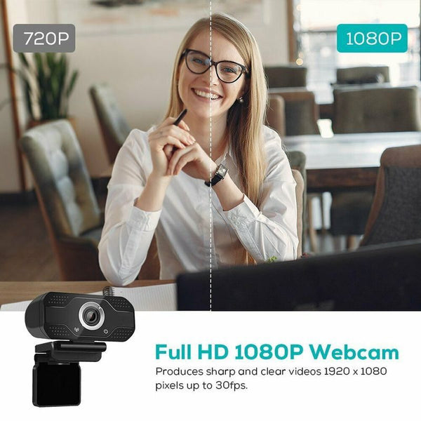 1080P HD Webcam Web Camera Microphone USB