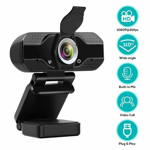 1080P HD Webcam Web Camera Microphone USB