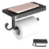 Toilet Paper Roll Holder Phone Shelf