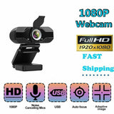 1080P HD Webcam Web Camera Microphone USB