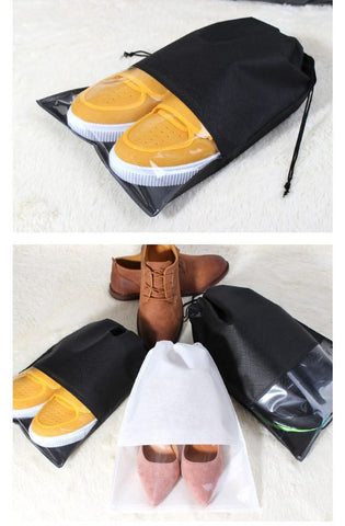 Portable Travel Shoe Zip View Waterproof Bags